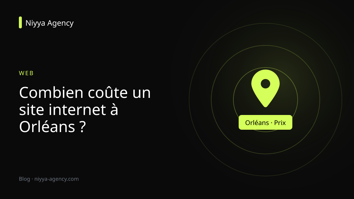 Combien coûte un site internet à Orléans ?