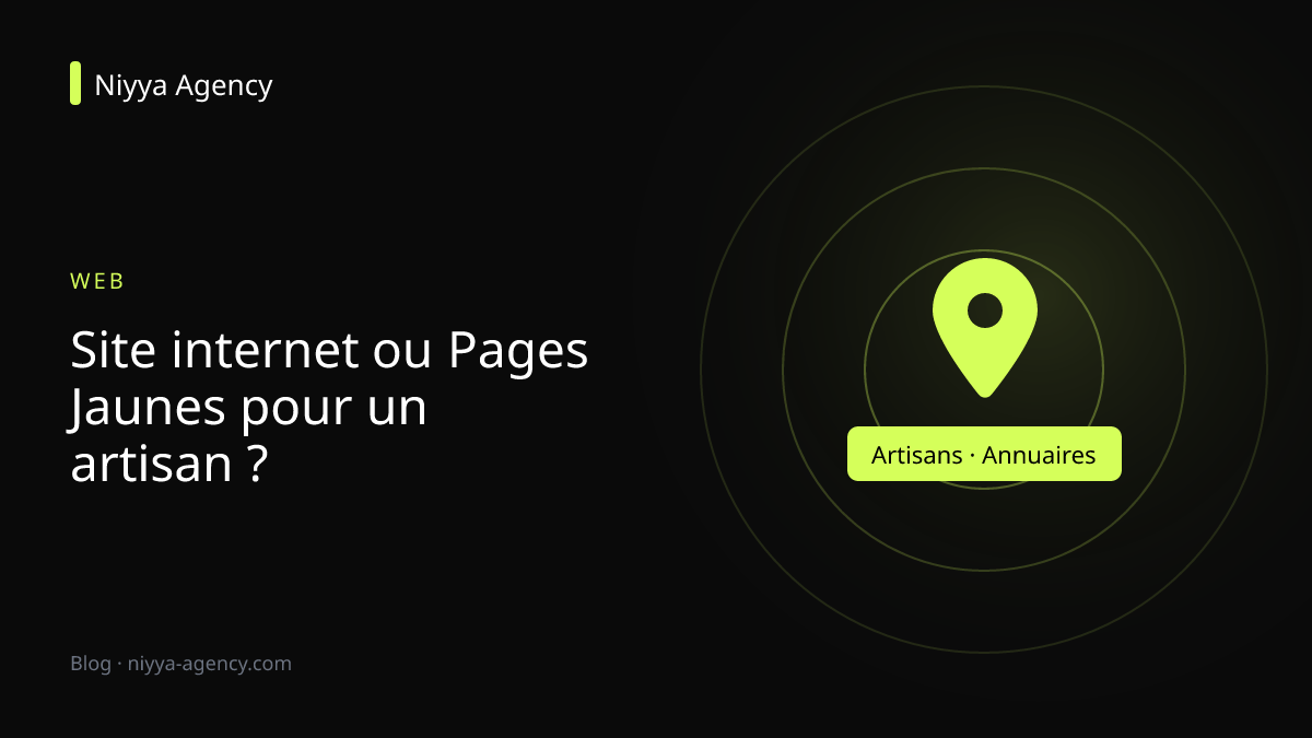 Site internet ou Pages Jaunes pour un artisan ?