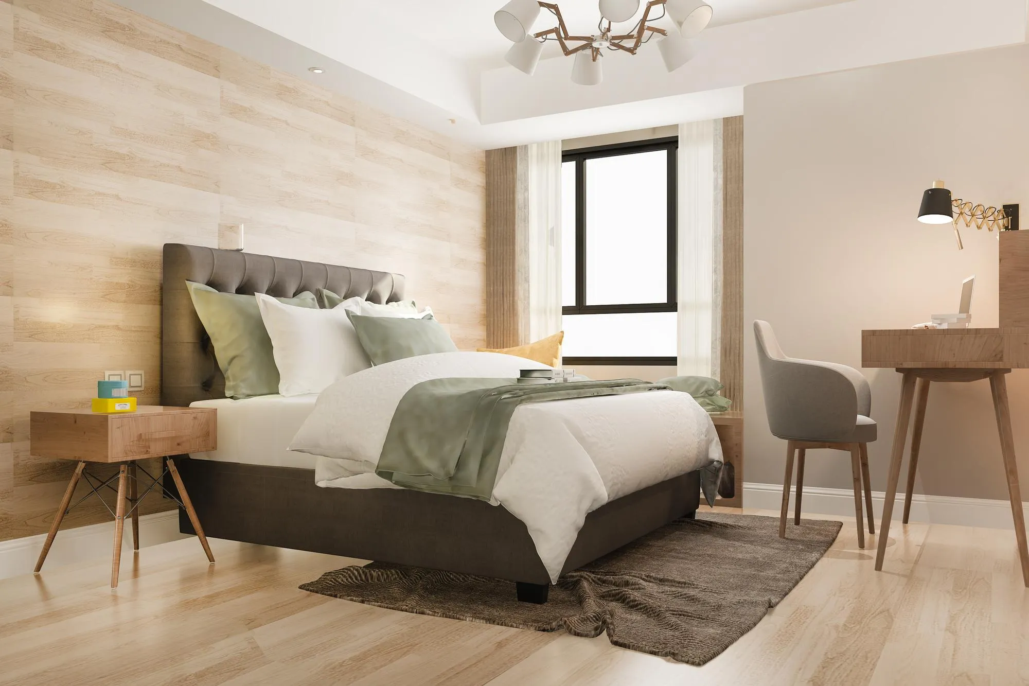 Modern Bedroom - Carpentry Web design Webflow Template  