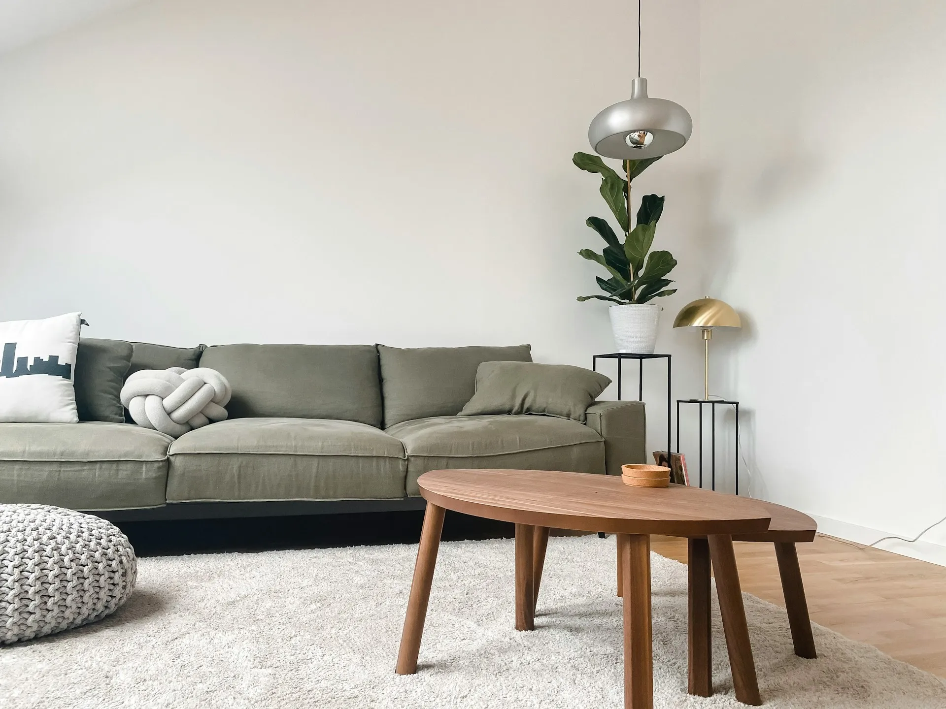 Wood tables and a sofa - Carpentry Web design Webflow Template